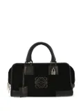 Loewe Pre-Owned 1990-2000s Amazona 28 suede-leather handbag - Black