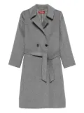 Max Mara belted double-breasted coat - Grey