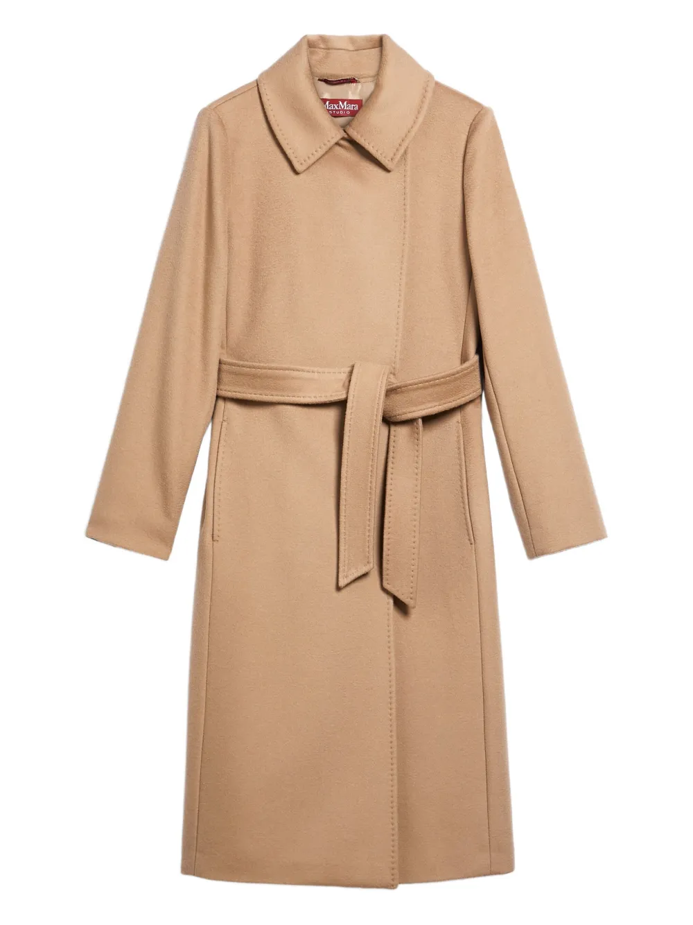 Max Mara ベルテッド コート - ブラウン Max Mara ベルテッド コート - ブラウン