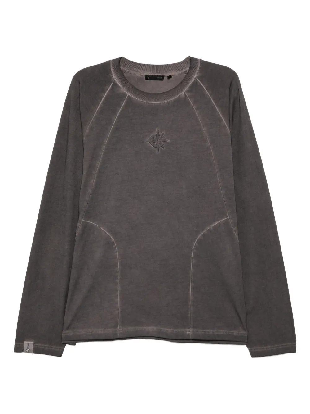 FIVE CM embroidered-logo cotton T-shirt | Grey | Image 1