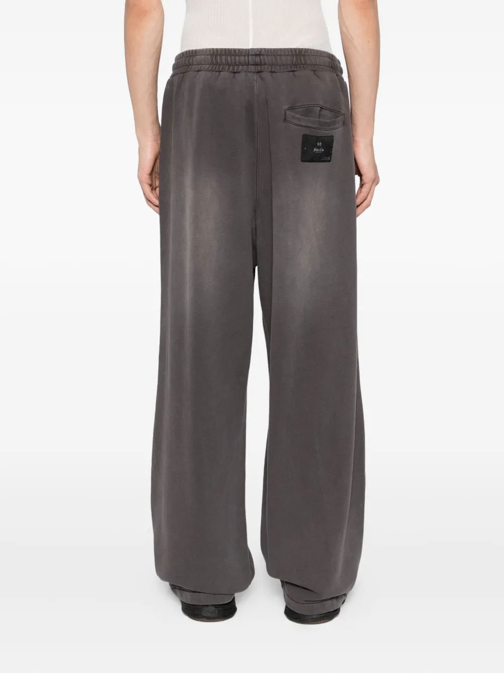 Five Cm Wide-leg Sweatpants In Gray