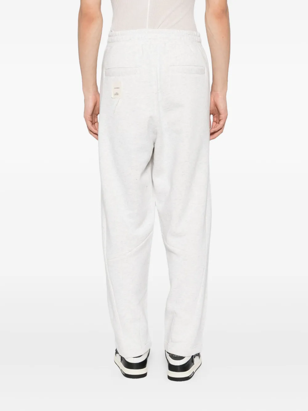 Five Cm Wide-leg Sweatpants In White