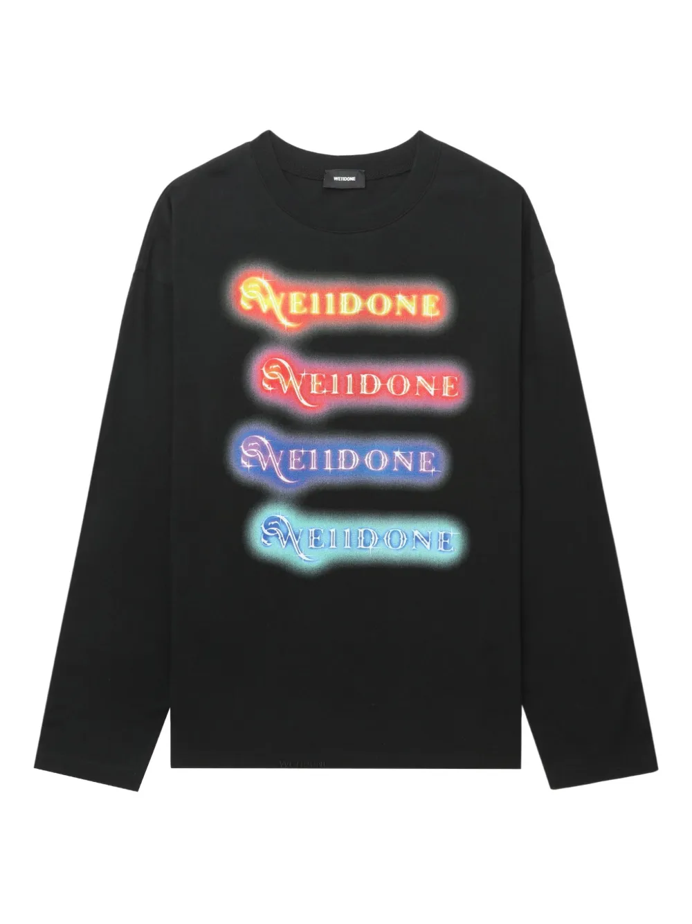 logo-print long-sleeve top