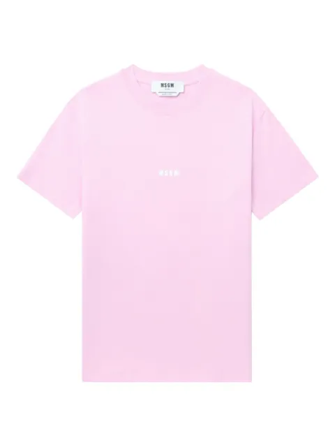 MSGM logo-print cotton T-shirt