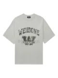 We11done graphic-print T-shirt - Grey