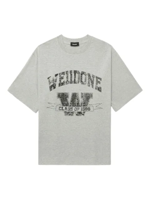 We11done graphic-print T-shirt