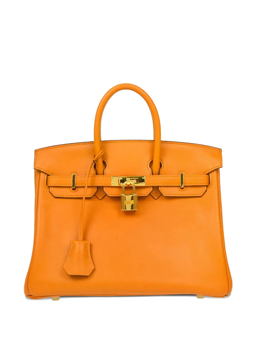 Hermès Pre-Owned 2018 Birkin 25 leather handbag | Orange | Image 1