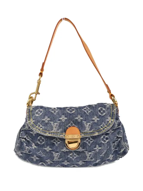 Louis Vuitton Pre-Owned bolsa de mano Pleaty mini de mezclilla con monograma 2006