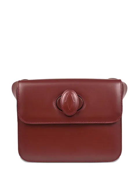 Cartier 1990-2000s Must Line leather shoulder bag