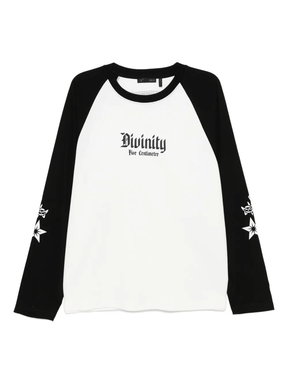 FIVE CM slogan-embroidered T-shirt | White | Image 1