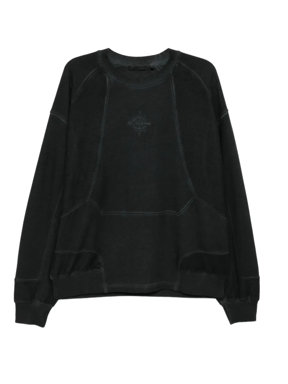 FIVE CM patchwork sweatshirt | Black | Image 1