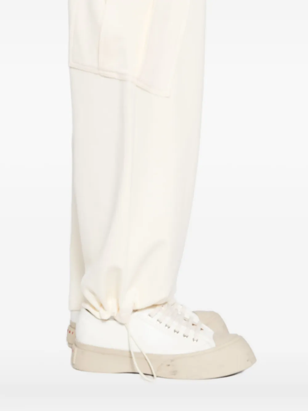 FIVE CM Cargo broek met logopatch Beige