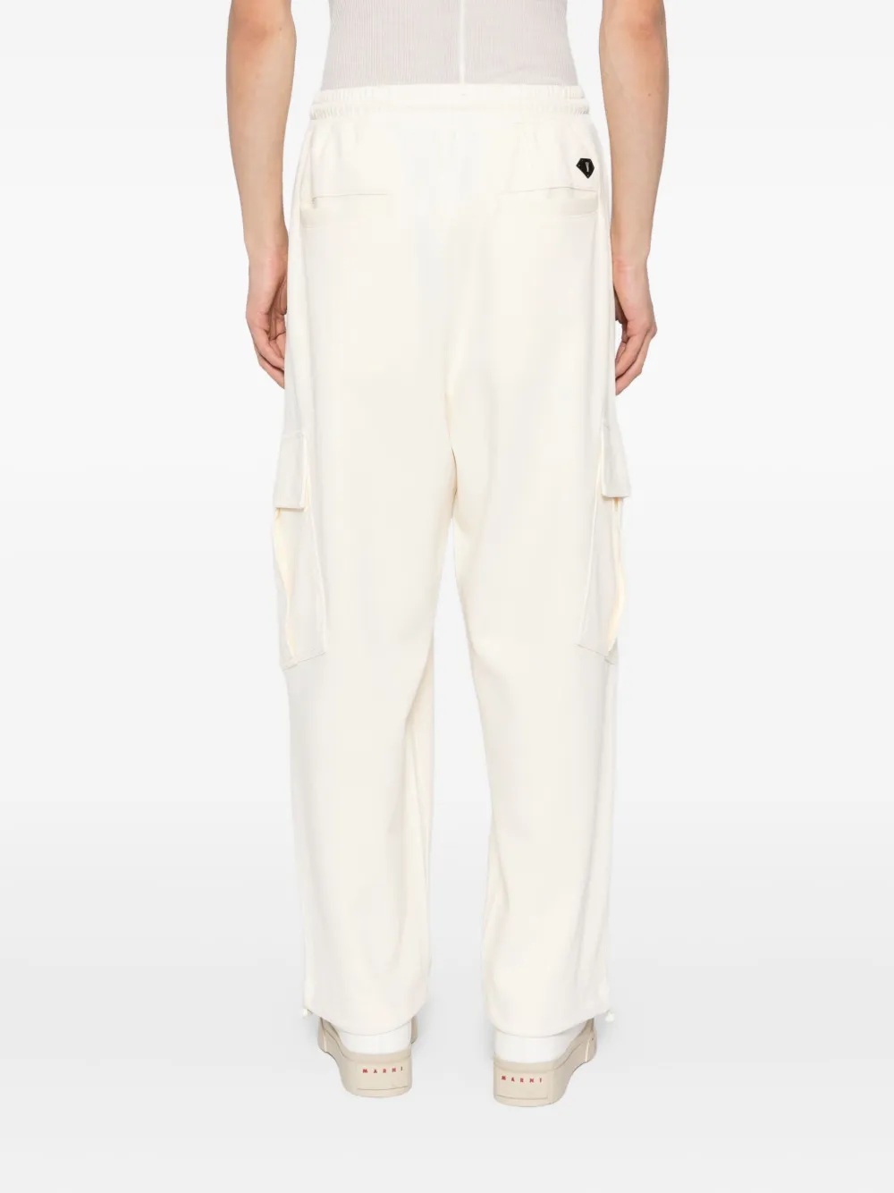 FIVE CM Cargo broek met logopatch Beige