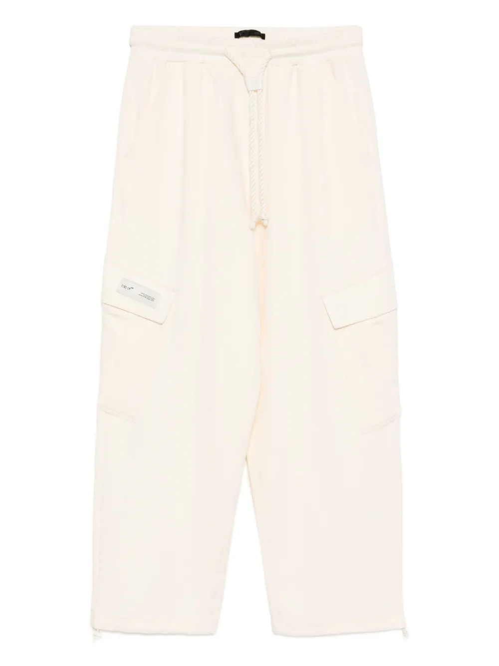 FIVE CM logo-patch cargo trousers | Neutrals | Image 1