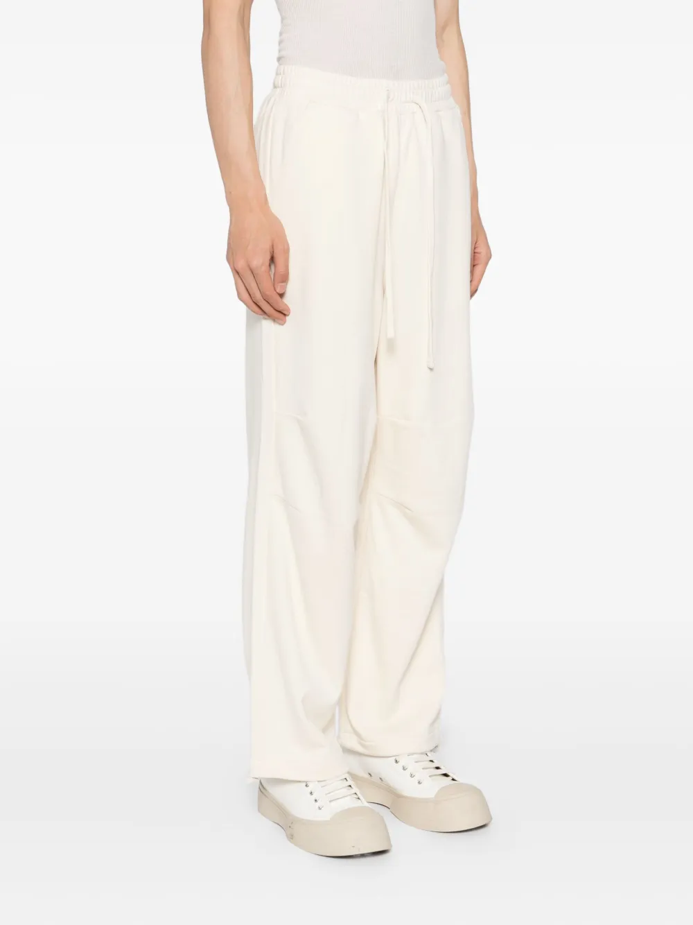 FIVE CM Broek met geborduurd logo Beige