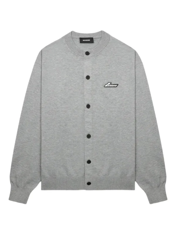 we11done カーディガン WE11DONE】 IVORY ENLARGED WD1 JACQUARD CARDIGAN(L IVORY
