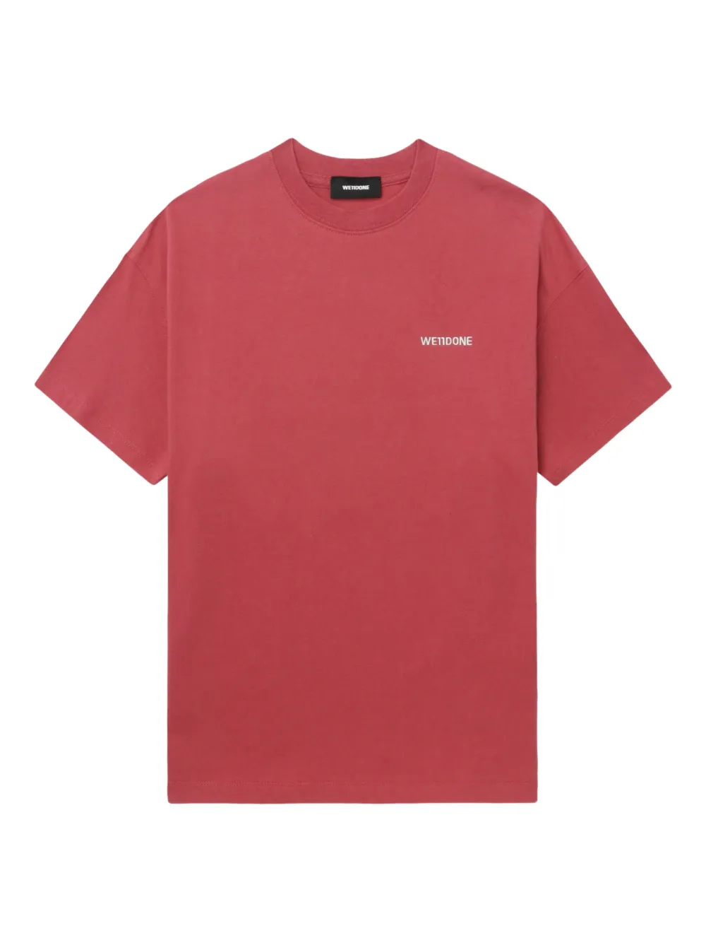 logo-embroidered cotton t-shirt