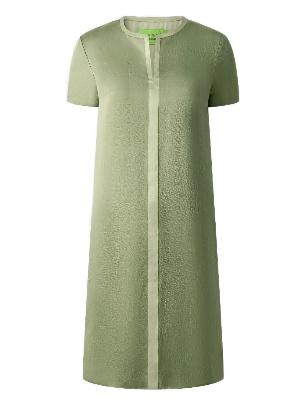 silk short-sleeve midi dress