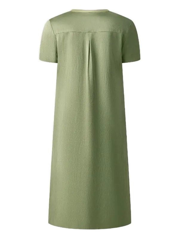 sleeves midi cocktail dresses for women Square Neck Velvet Midi Cocktail Dress XJ413