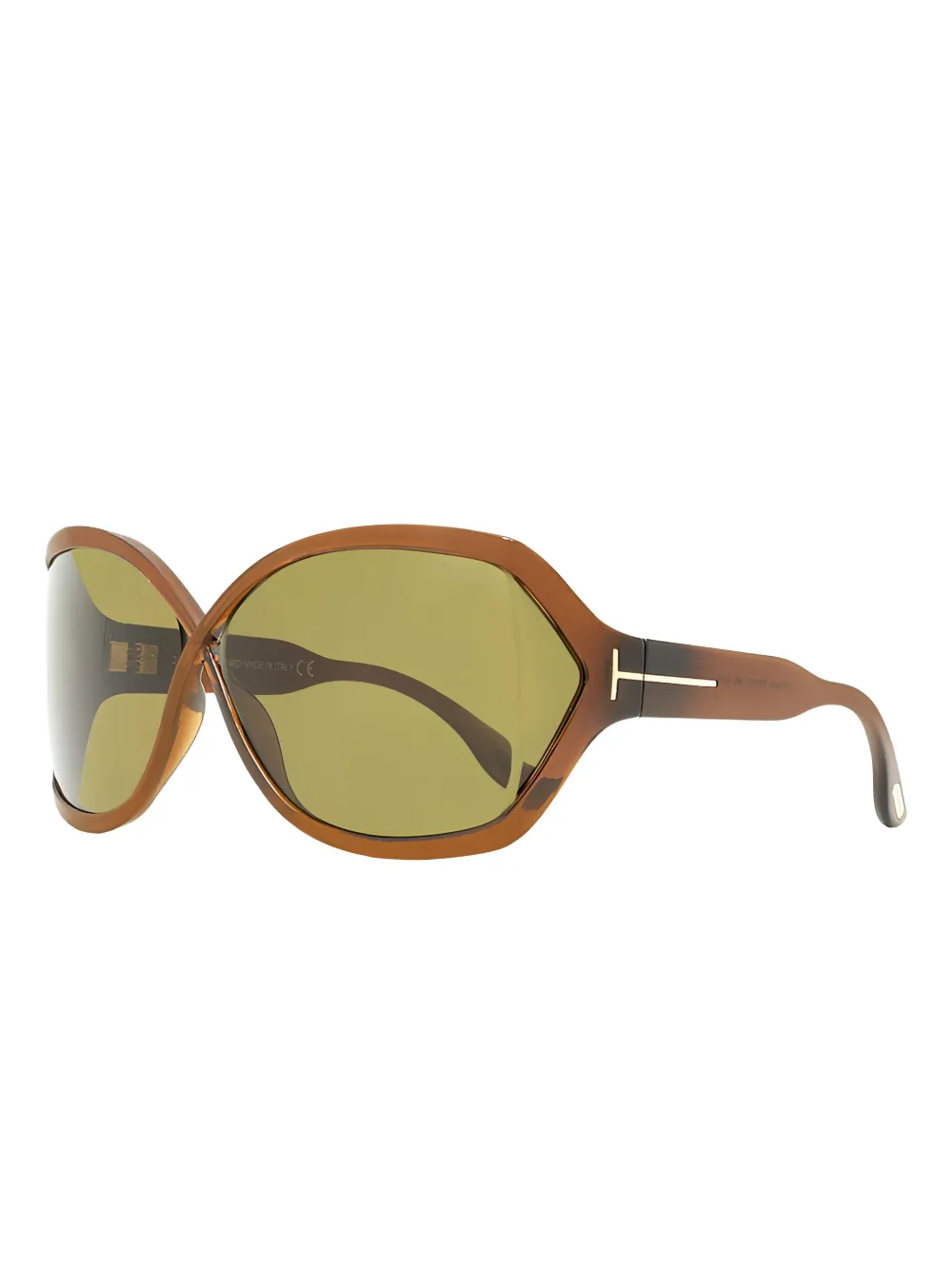 TOM FORD Eyewear oversized-frame full-rim sunglasses Bruin
