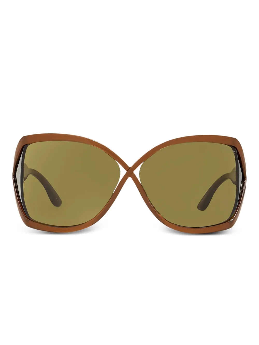 TOM FORD Eyewear oversized-frame full-rim sunglasses Bruin
