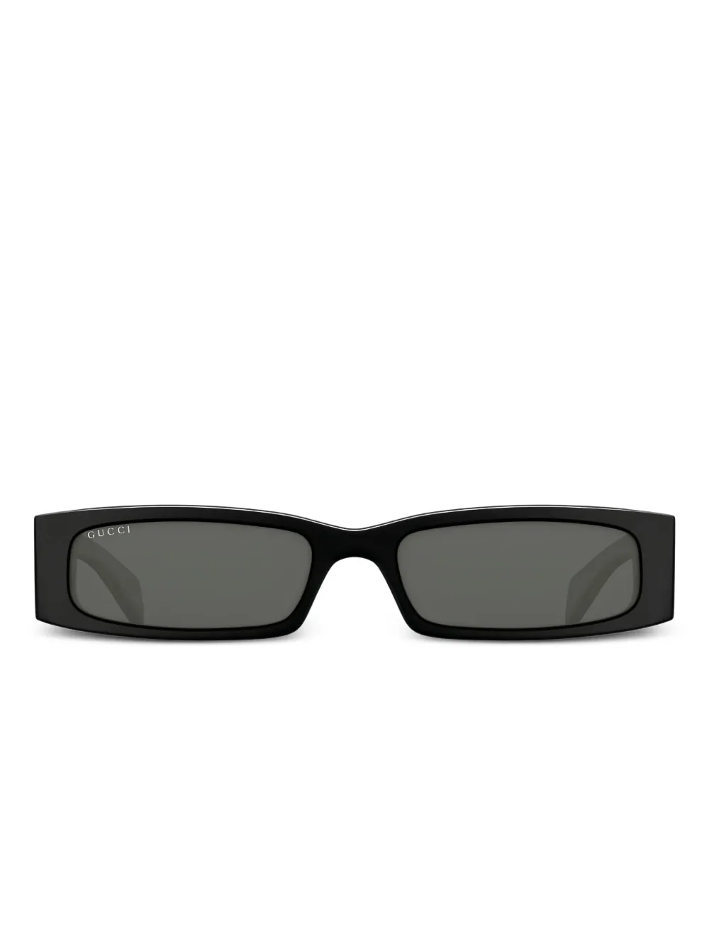 Gucci Eyewear Zonnebril met rechthoekig montuur Zwart