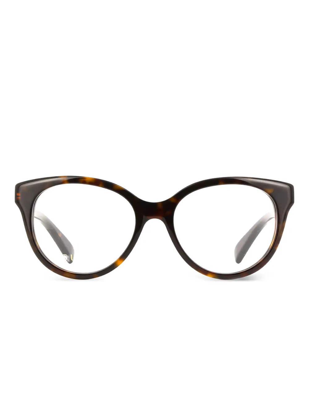 Gucci Eyewear Bril met cat-eye montuur Bruin