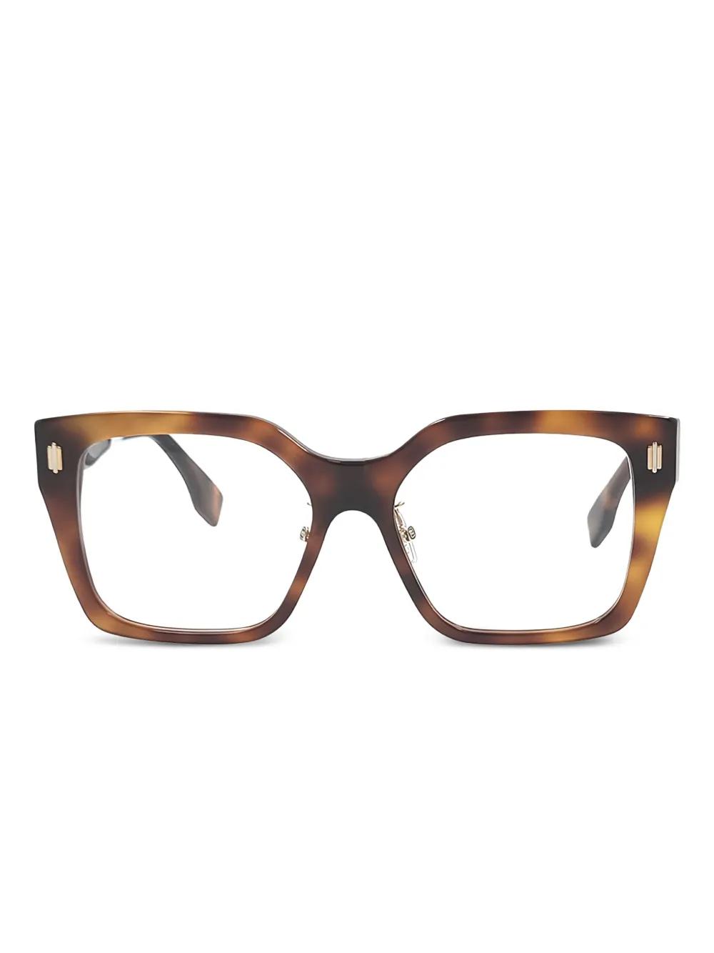 square-frame full-rim eyeglasses