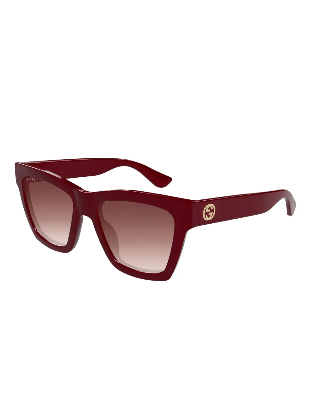 Gucci Eyewear square full-rim sunglasses - Rood
