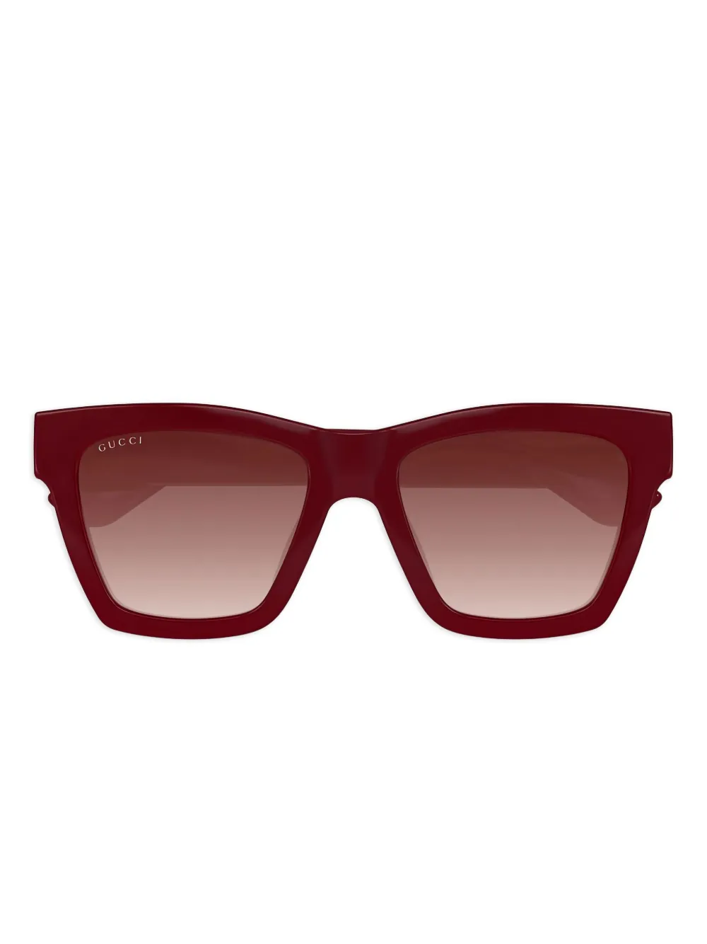Gucci Eyewear Bril met vierkant montuur Rood