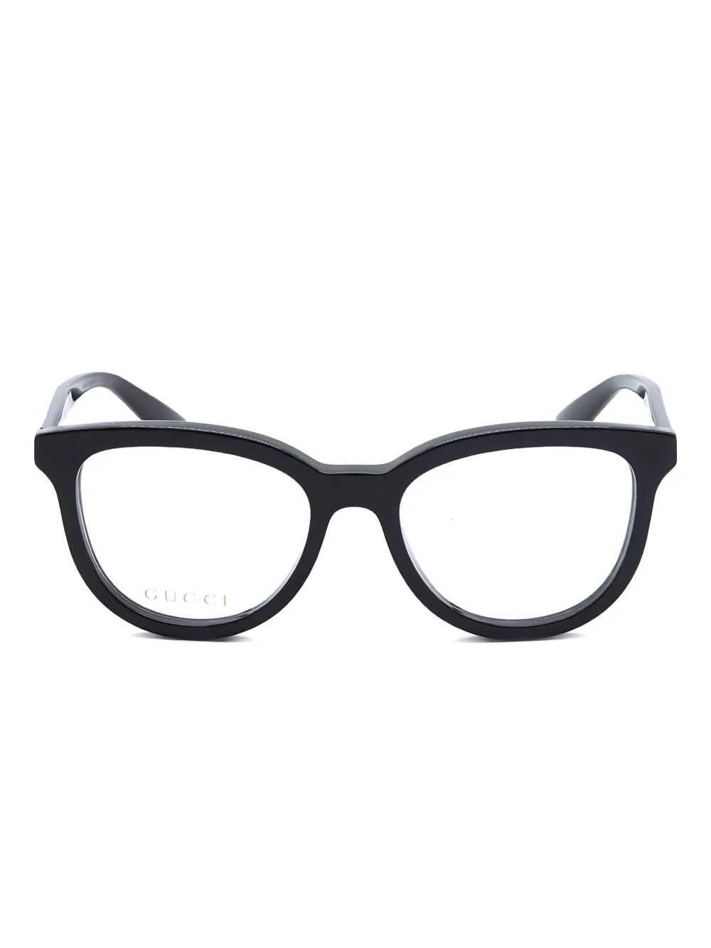 Gucci Eyeglasses Square Full Rim, Black Frame And Clear Demo Lenses Lens Gg1687o001