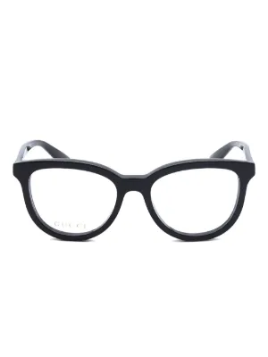 Balenciaga Eyewear BB0341O cat-eye Glasses | Blue | FARFETCH display picture 1