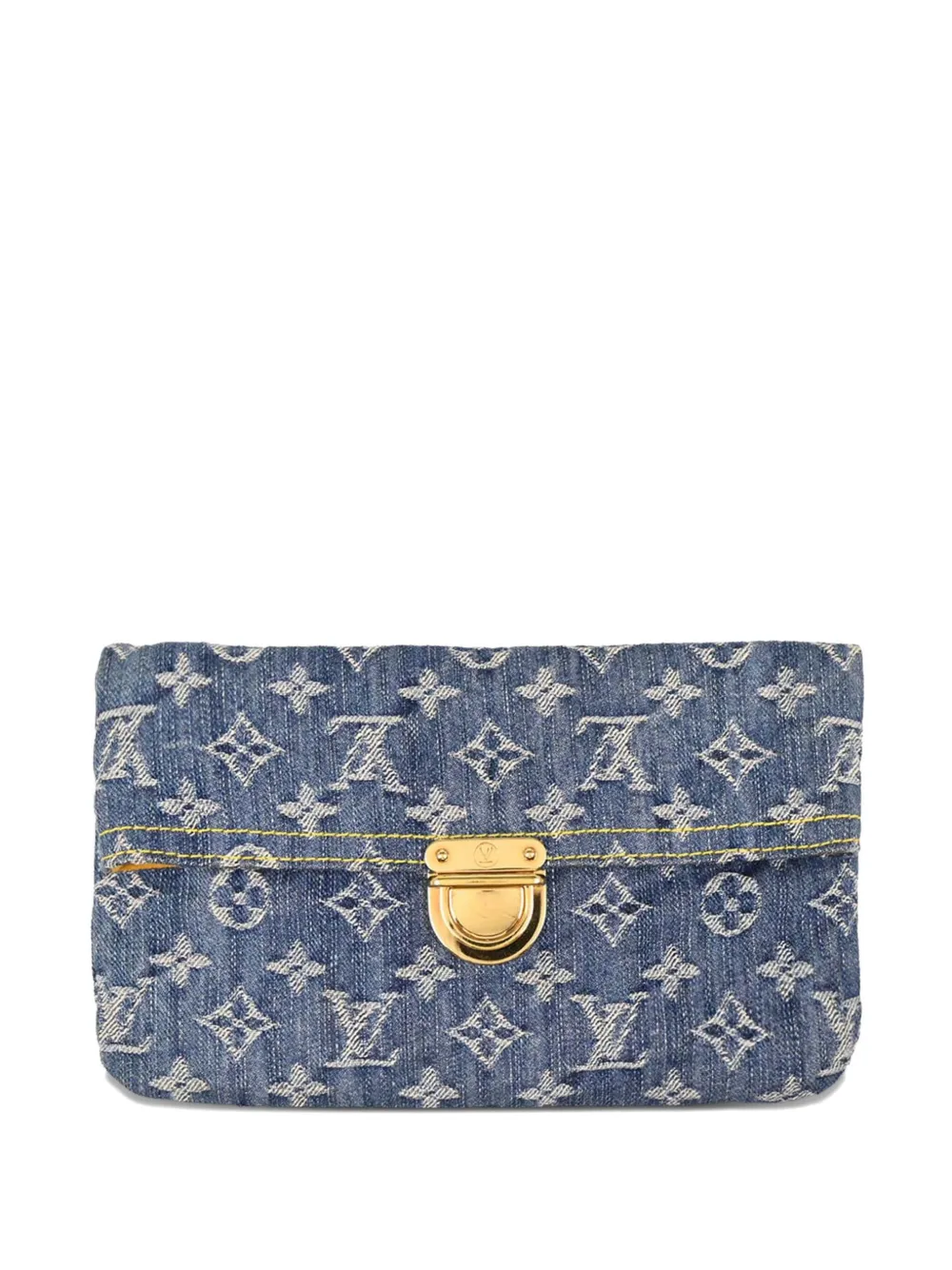 2006 Monogram denim clutch