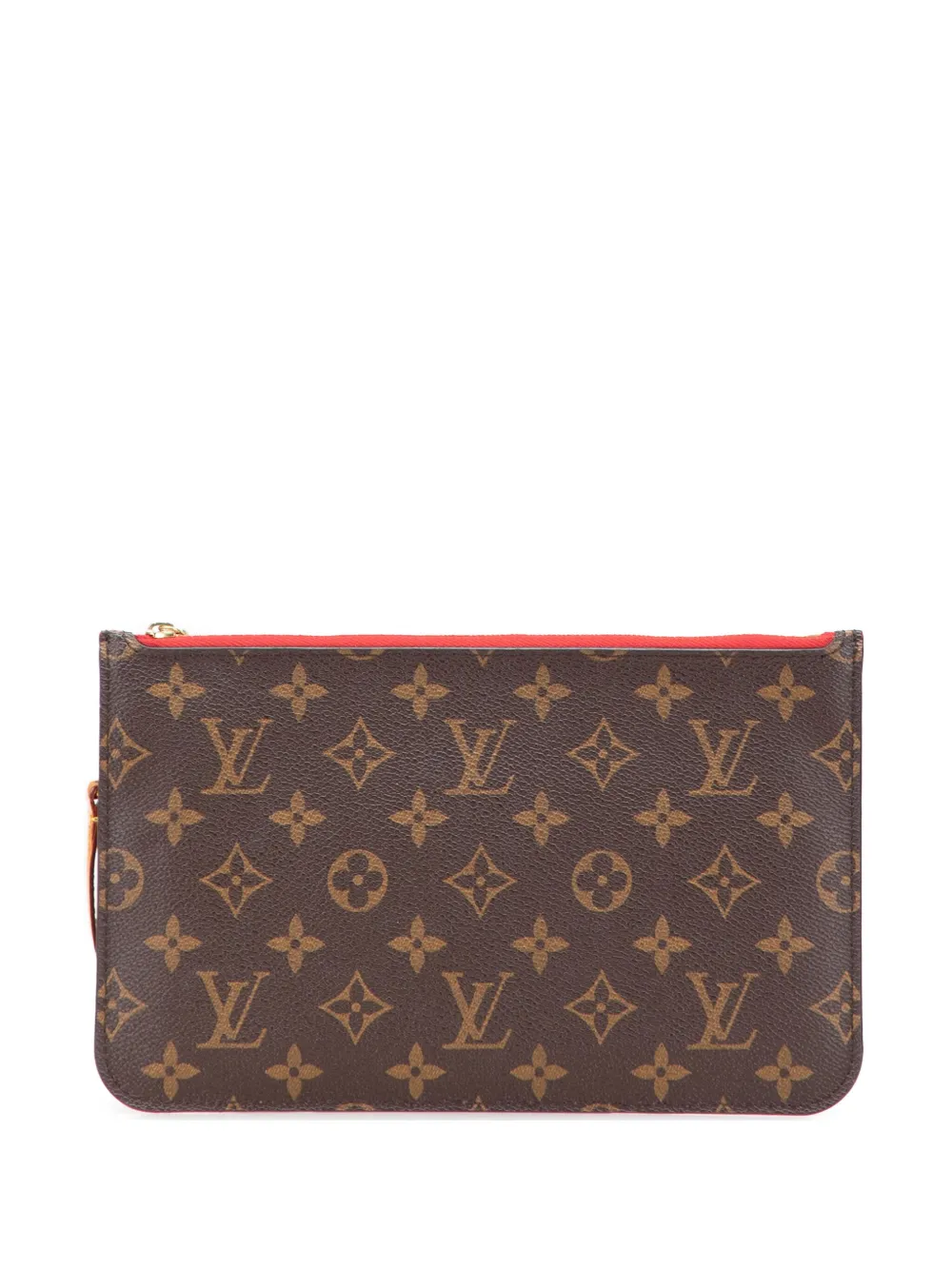Louis Vuitton Pre-Owned 2015 Monogram Neverfull pouch - ブラウン Louis Vuitton Pre-Owned 2015 Monogram Neverfull pouch - ブラウン
