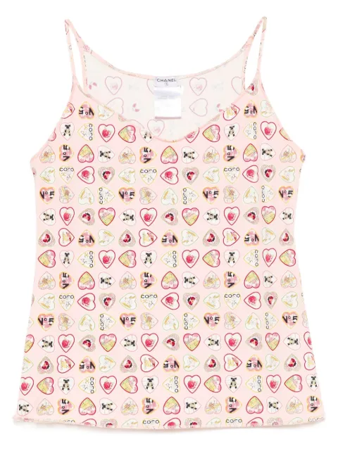 CHANEL Pre-Owned كاميسول بطبعة قلب 2006