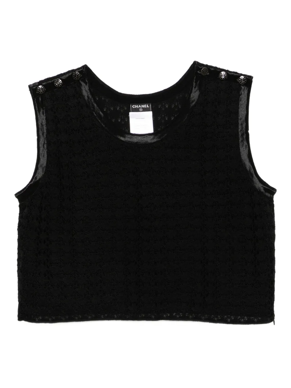 CHANEL Pre-Owned 2013 ニットブラウス - ブラック