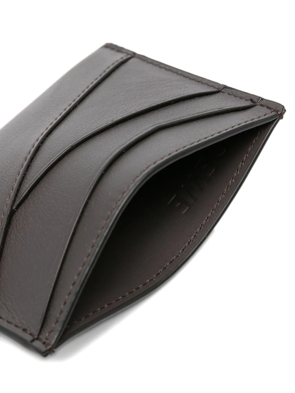 LOEWE Puzzle leren pasjeshouder Grijs