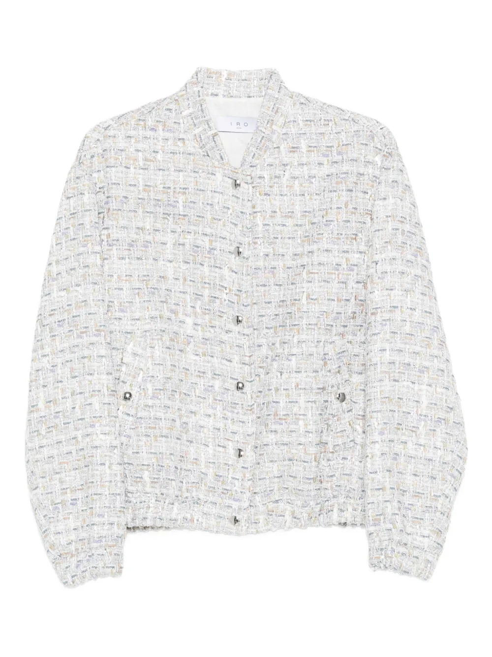 IRO tweed bomber jacket Wit