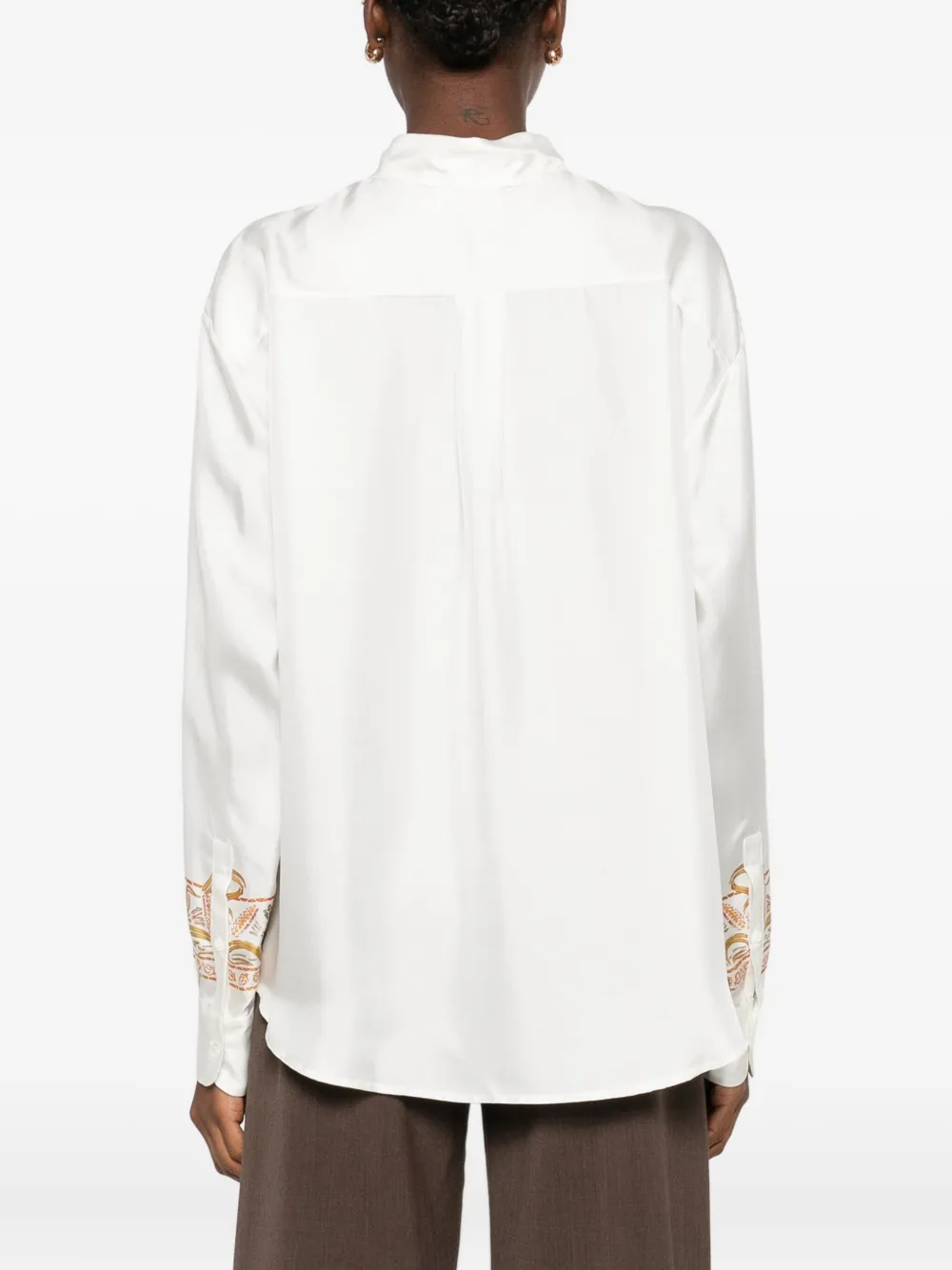 Pierre-Louis Mascia Blouse met paisley-print Wit