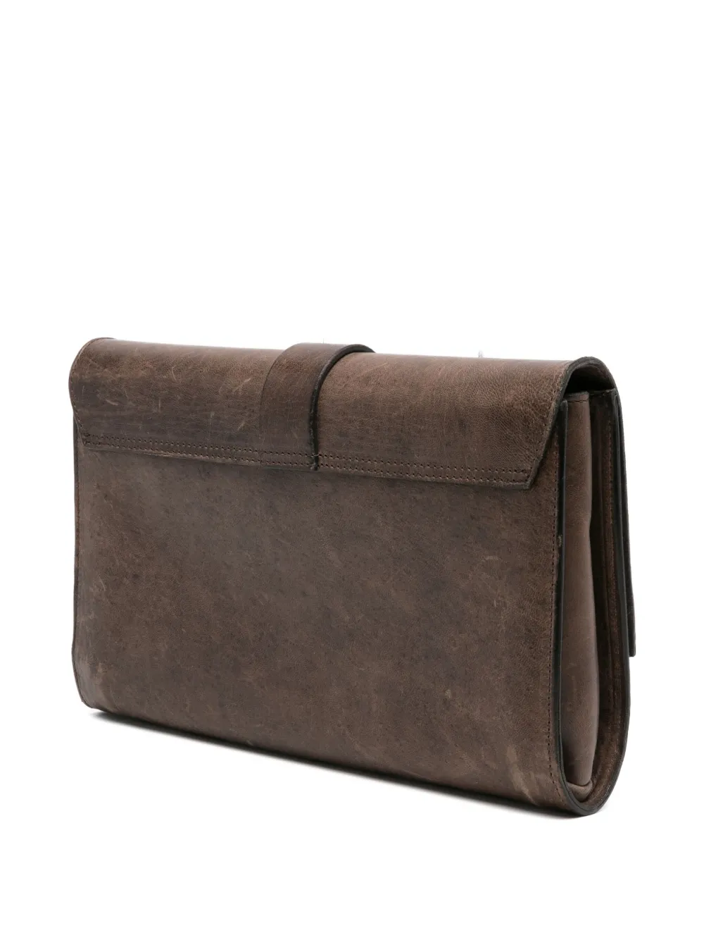 Sommet Leather Satchel Bag In Brown