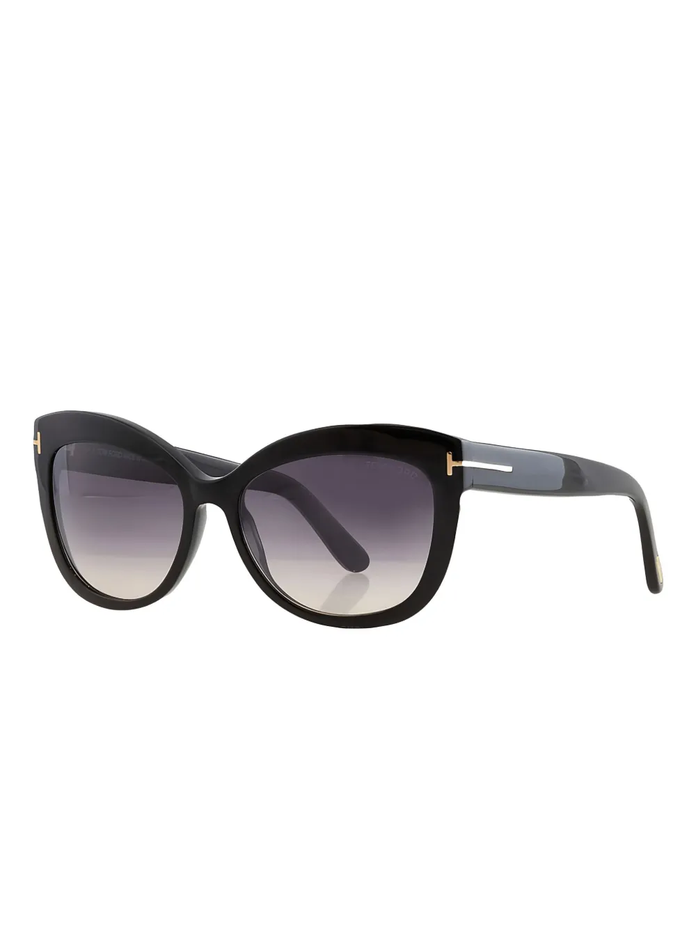 TOM FORD Eyewear Zonnebril met cat-eye montuur - Zwart