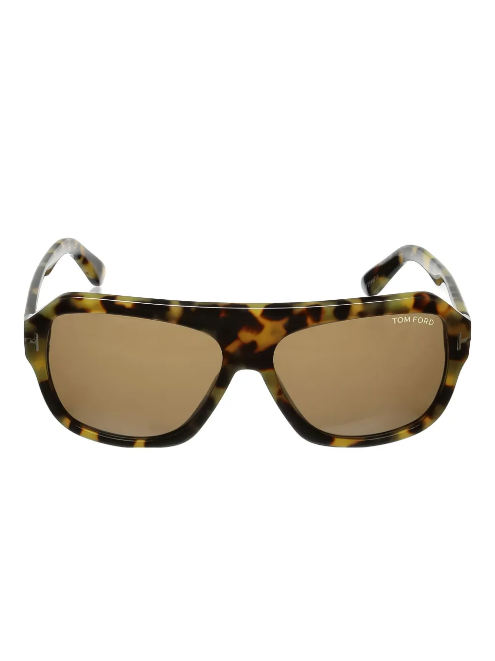 Tom Ford Tortoiseshell-pattern Full-rim Sunglasses In Brown