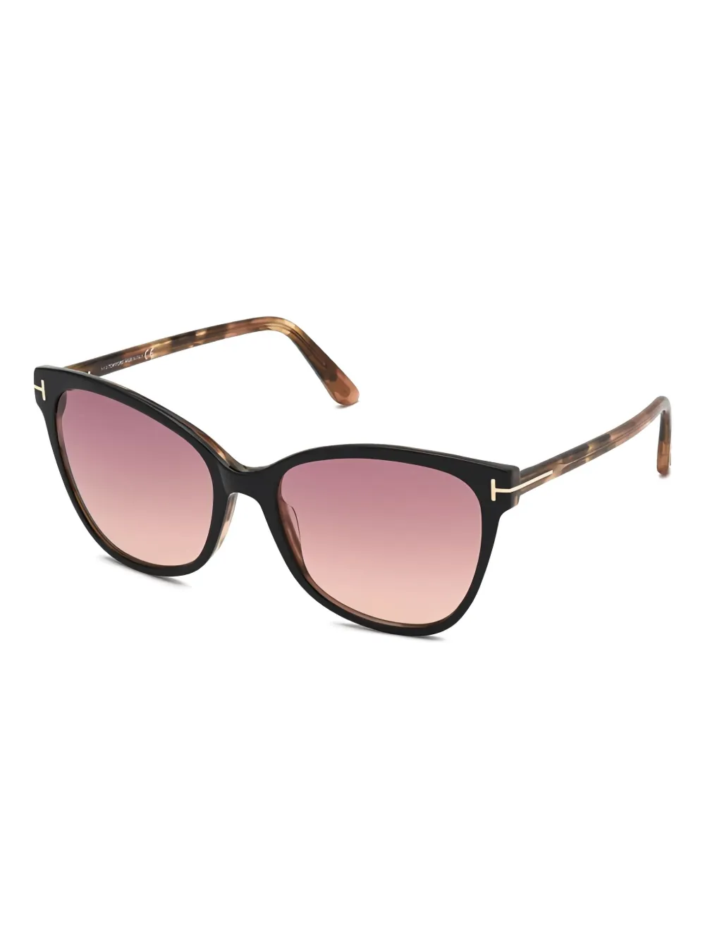 TOM FORD Eyewear cat-eye full-rim sunglasses Zwart