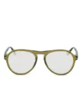 TOM FORD pilot-frame full-rim eyeglasses - Green
