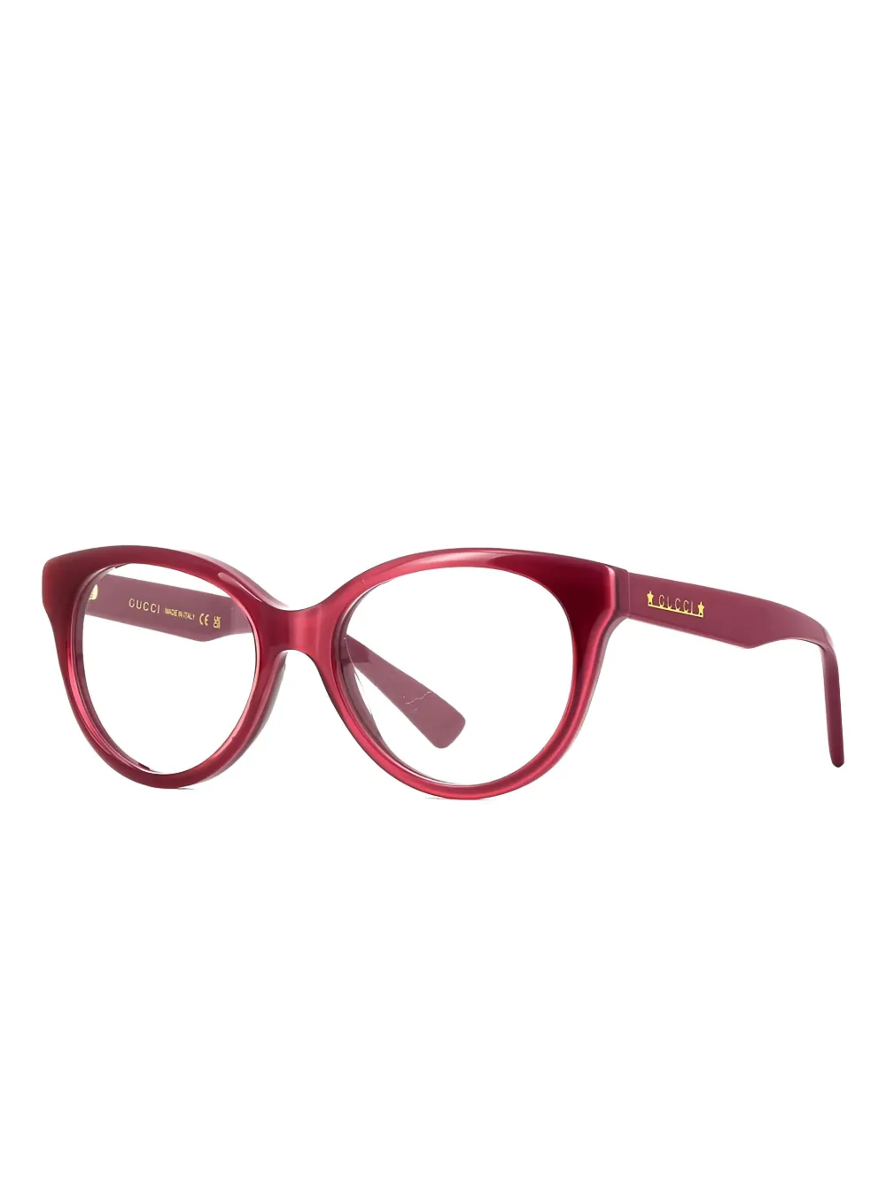 Gucci Eyewear Bril met cat-eye montuur Rood