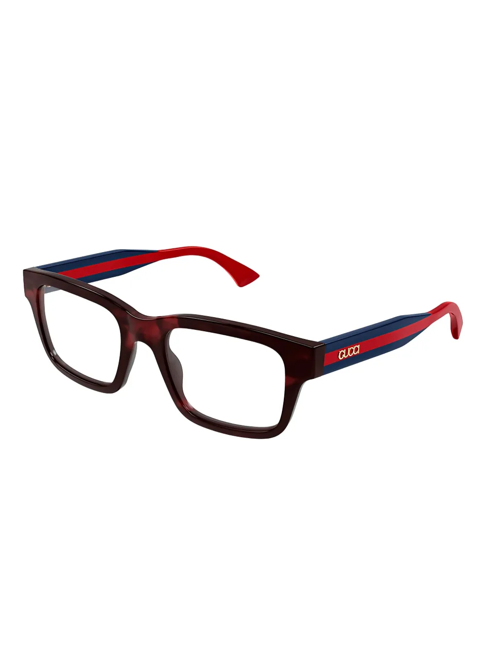 Gucci Eyewear Bril met vierkant montuur Blauw
