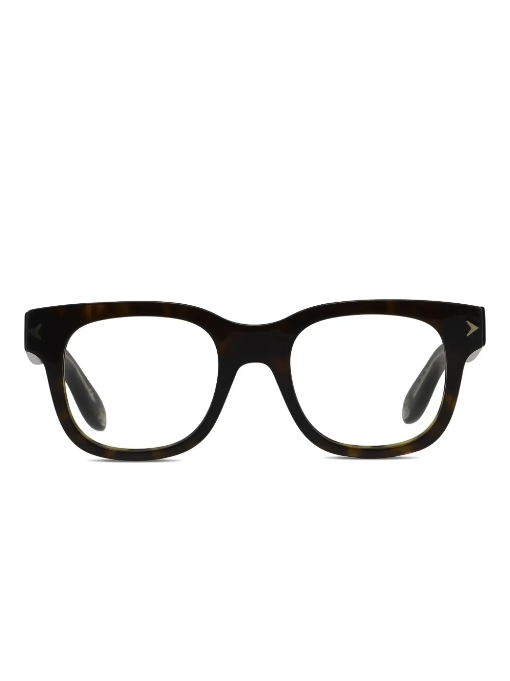 square full-rim glasses