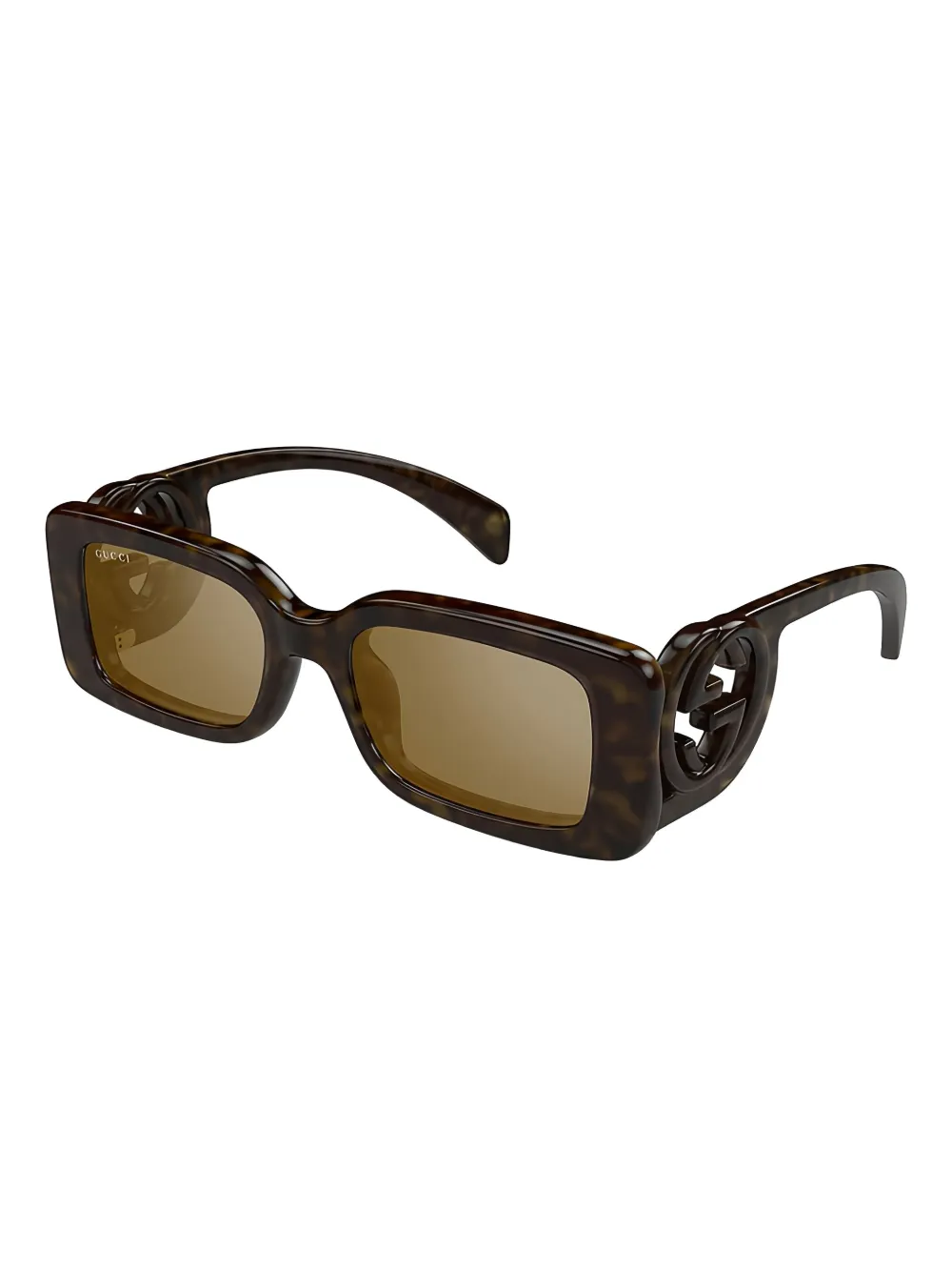 Gucci Eyewear square full-rim sunglasses - Bruin