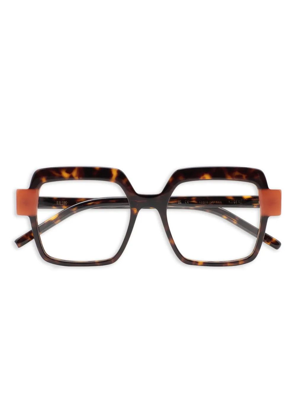 Kaleos lunettes de vue à monture carrée | marron | Image 1