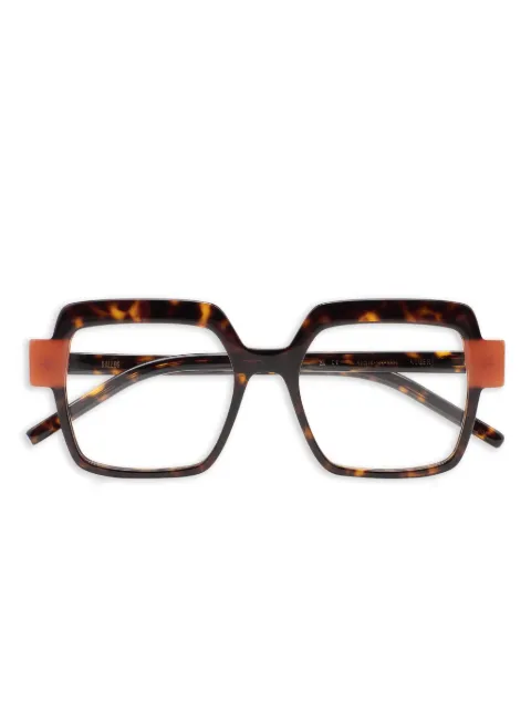 Kaleos Kiger tortoiseshell square glasses